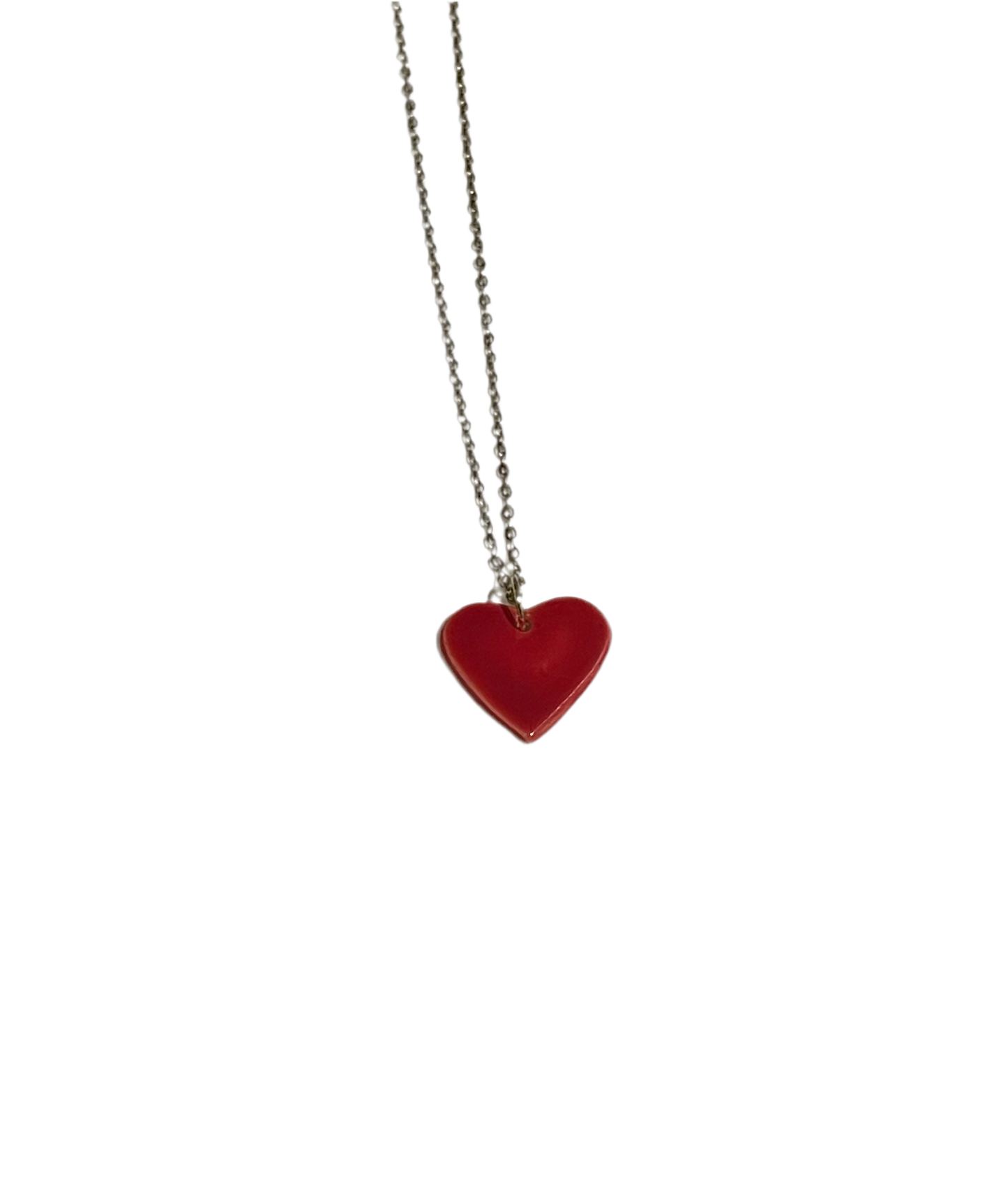 Porcelain Heart Pendant