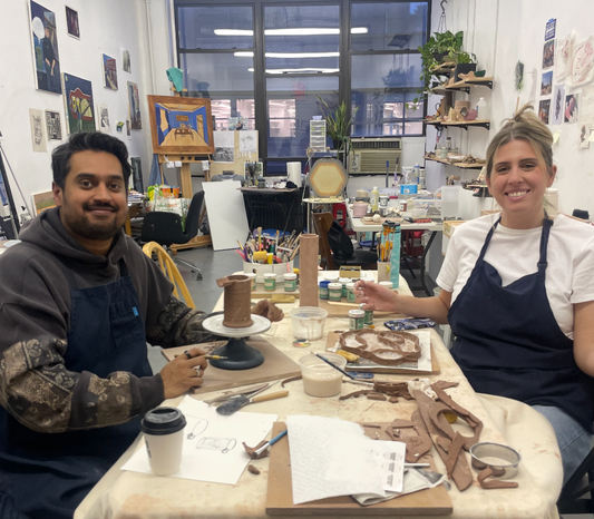 Couples Valentine's Day Ceramics Sip and Clay Workshop / 02-14-2026